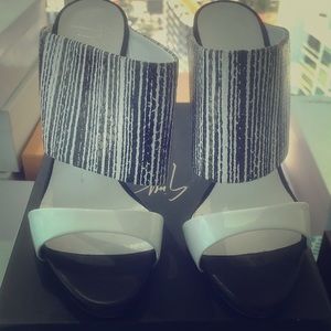 Black & White Giuseppe Mules